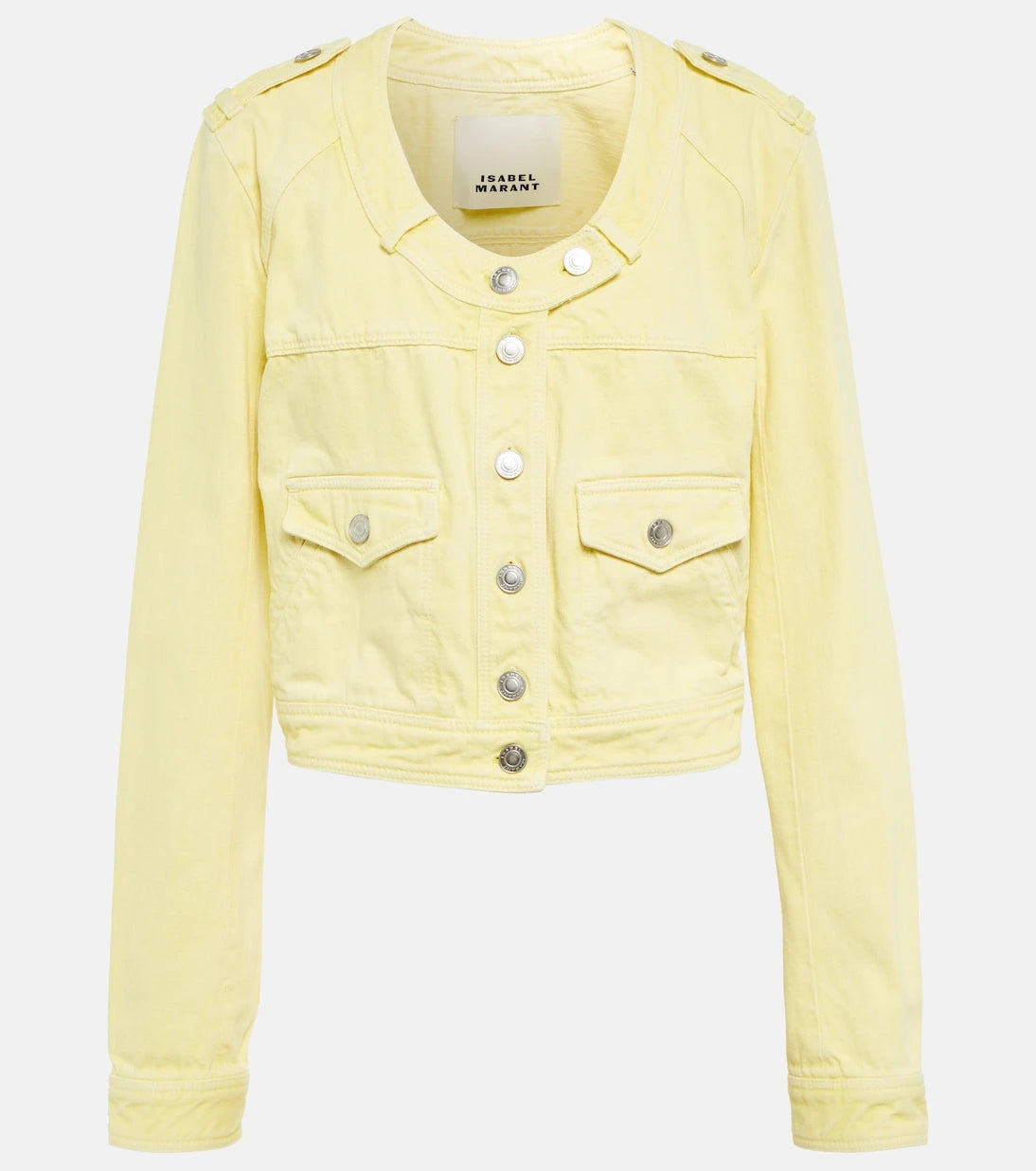 Isabel Marant - Valene cropped denim jacket