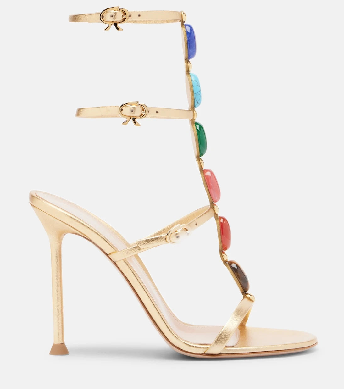 Gianvito Rossi - Shanti embellished leather sandals