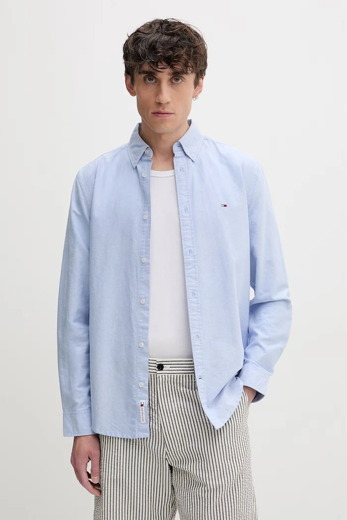 Tommy Jeans erkek pamuk gömlek