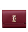 Cartier Red Mini Leather C de Cartier Wallet