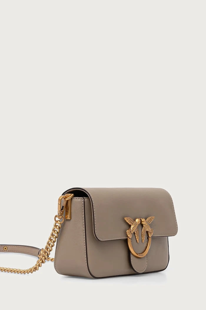 Pinko kadın deri crossbody çanta