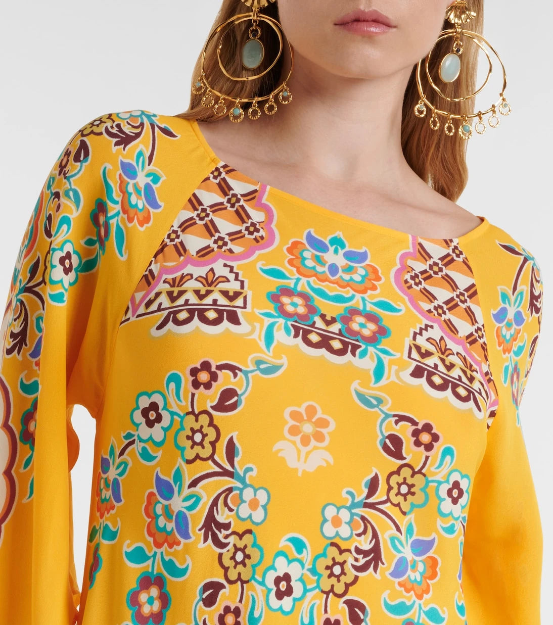 Etro - Printed maxi dress