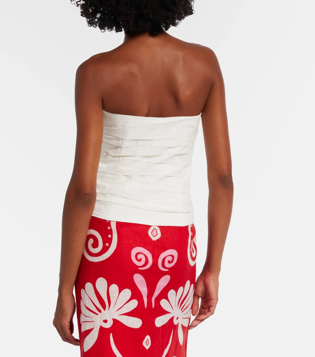 Adriana Degreas - Opulence draped cotton corset