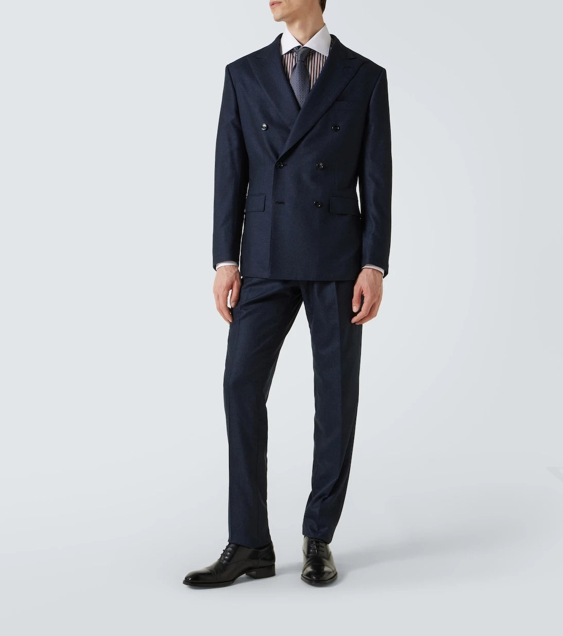 Brioni - Herringbone wool flannel suit