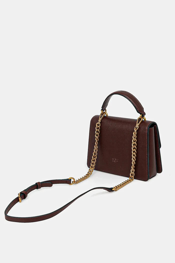 Pinko kadın deri crossbody çanta