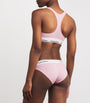 Pink Modern Cotton Logo Bikini Briefs