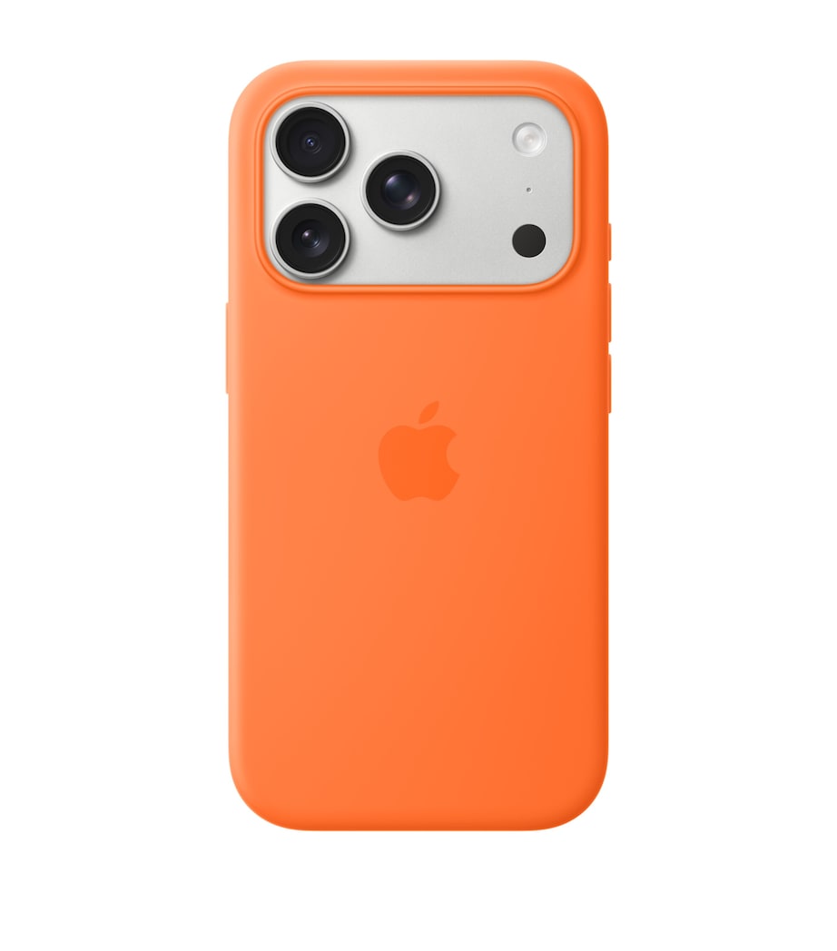 Orange Silicone iPhone 17 Pro Max MagSafe Case