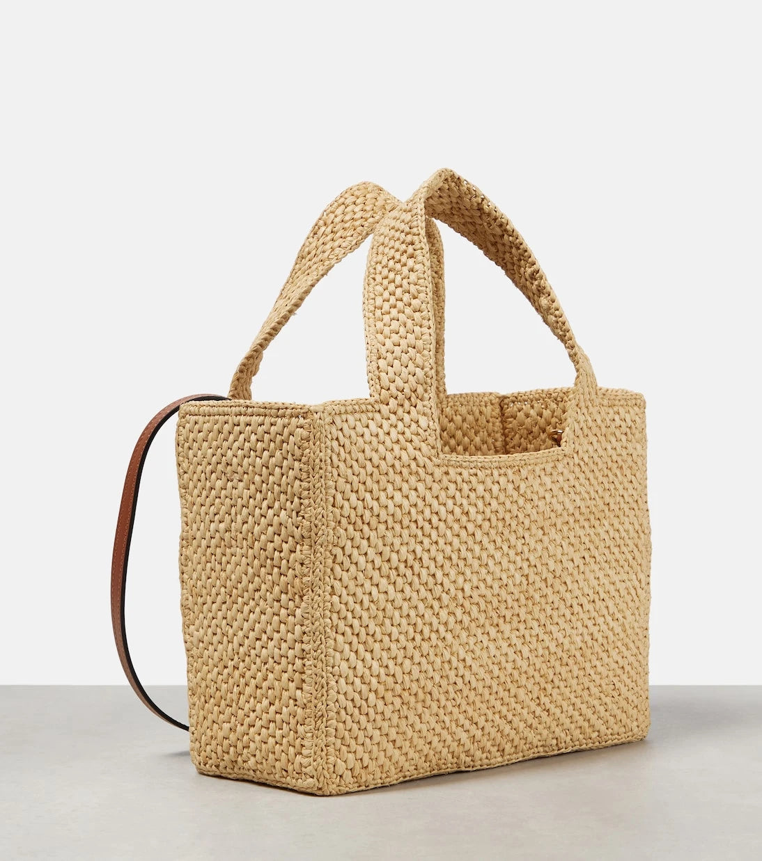 Loewe - Paula's Ibiza Small logo raffia tote bag