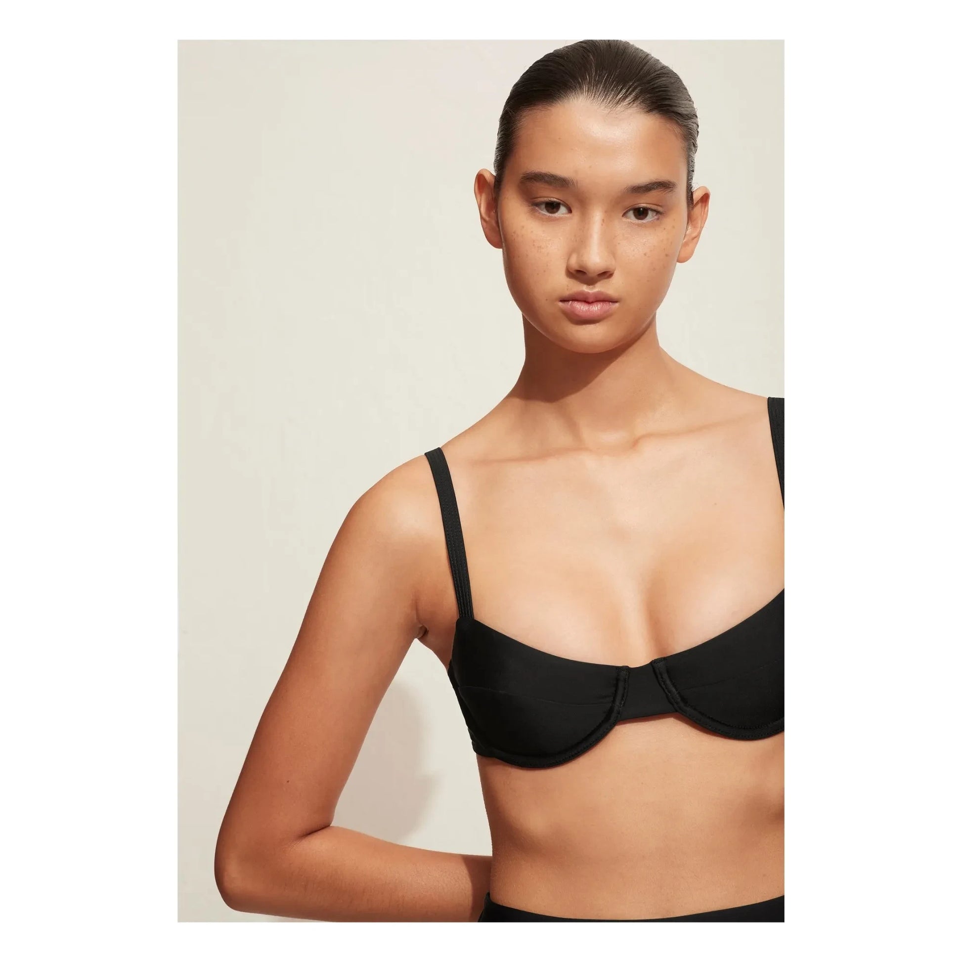 Matteau - Balconette Bikini Top | Black