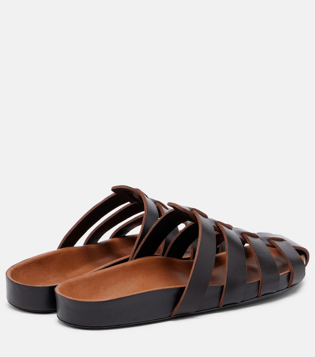JUDE - Dusty leather fisherman sandals