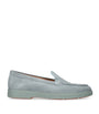 Blue Suede Loafers