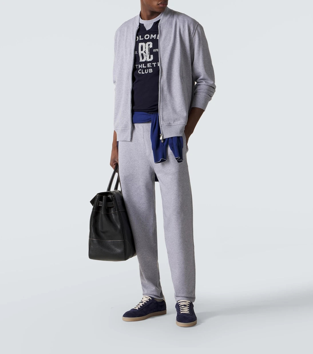 Brunello Cucinelli - تي شيرت جيرسيه من القطن المطبوع