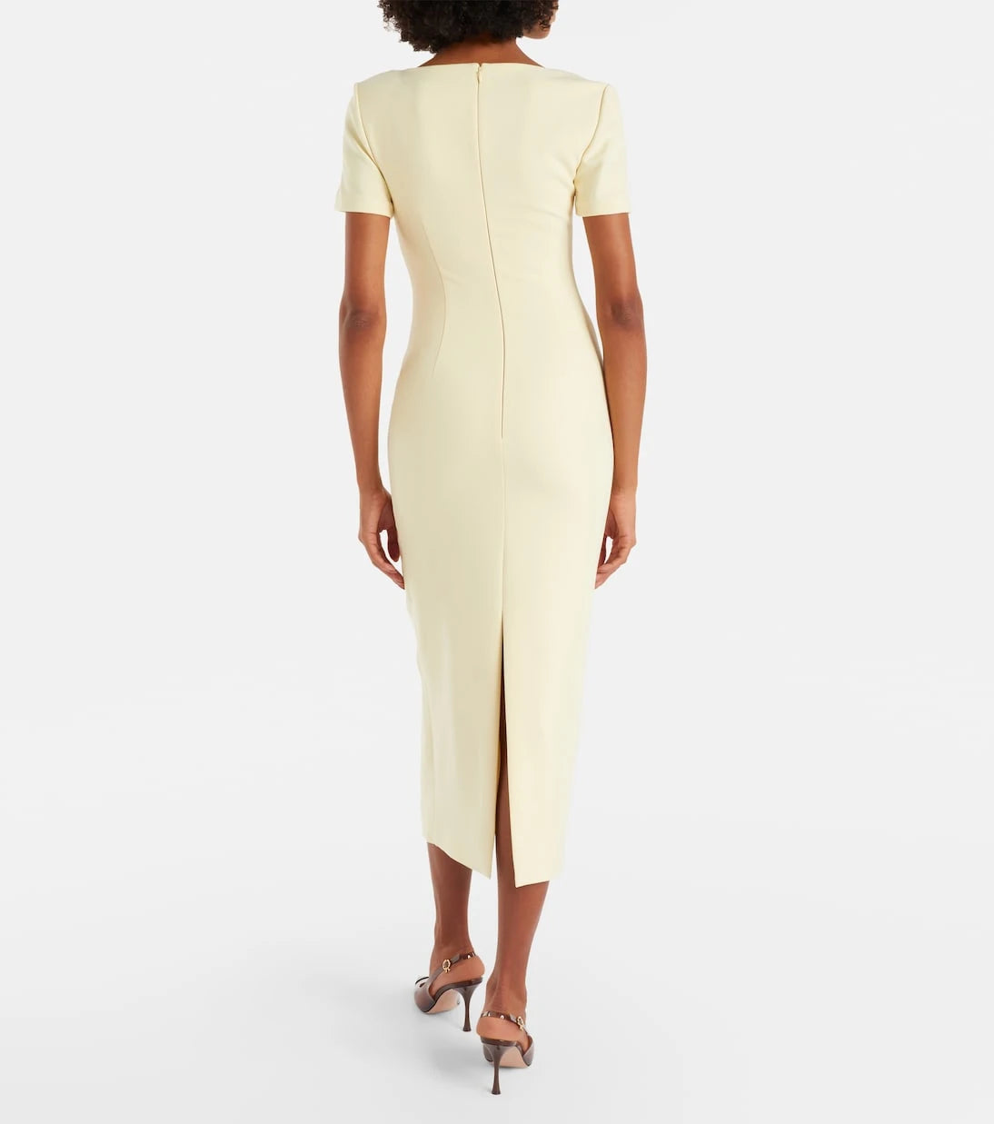 Roland Mouret - Draped crêpe cocktail dress
