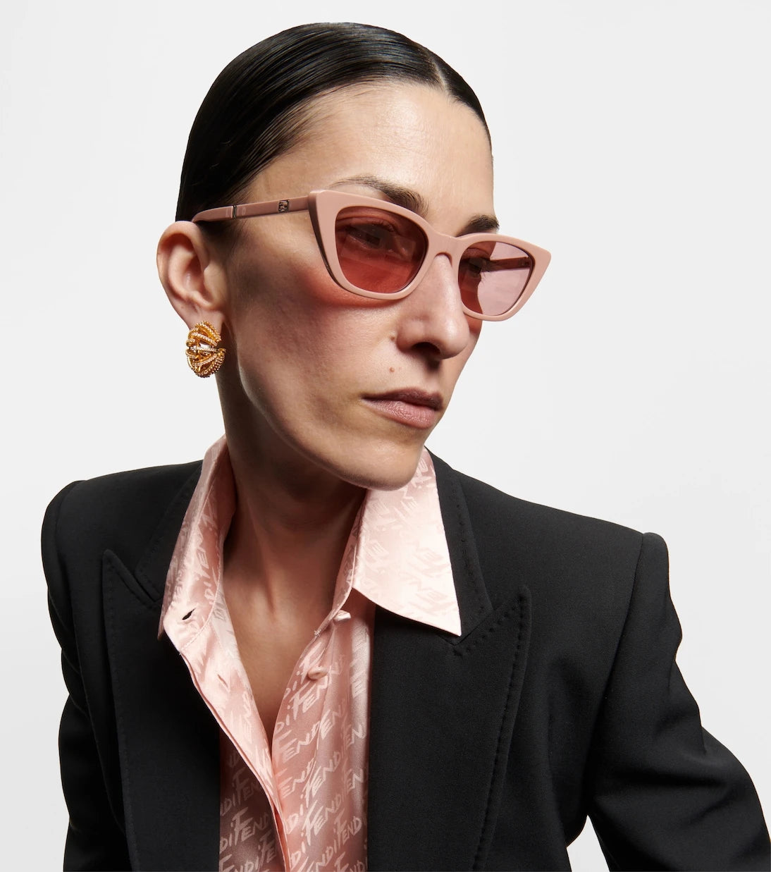 Fendi - Foldable acetate sunglasses