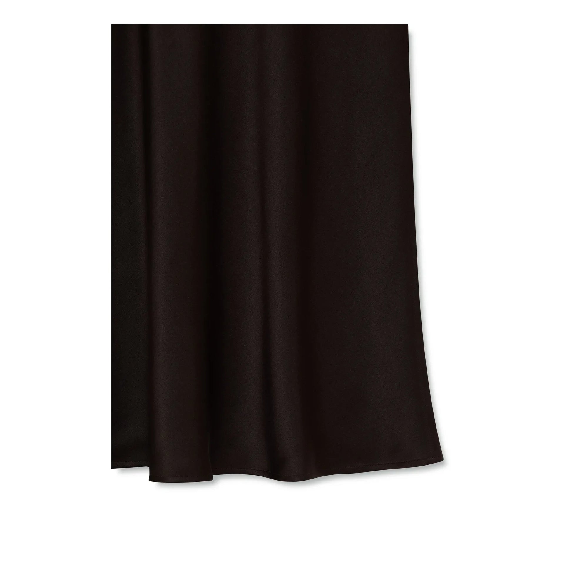 Anine Bing - Silk Bar Skirt | Dark Brown