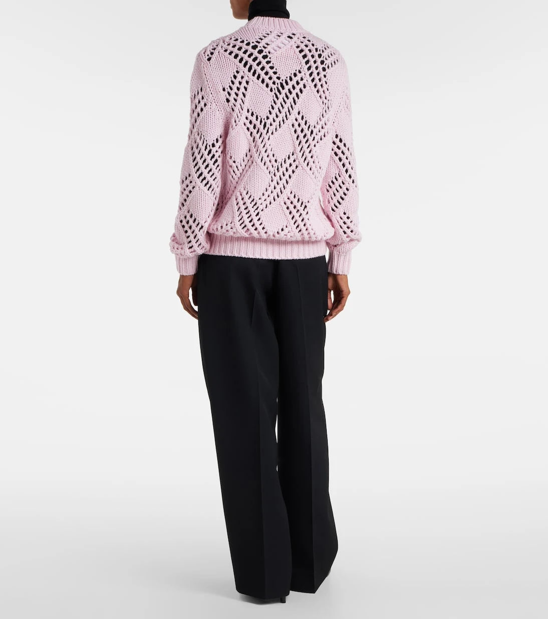 Jil Sander - Lace-trimmed virgin wool sweater