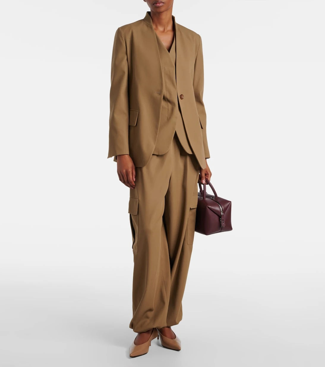 Max Mara - Glauco cotton twill tapered pants
