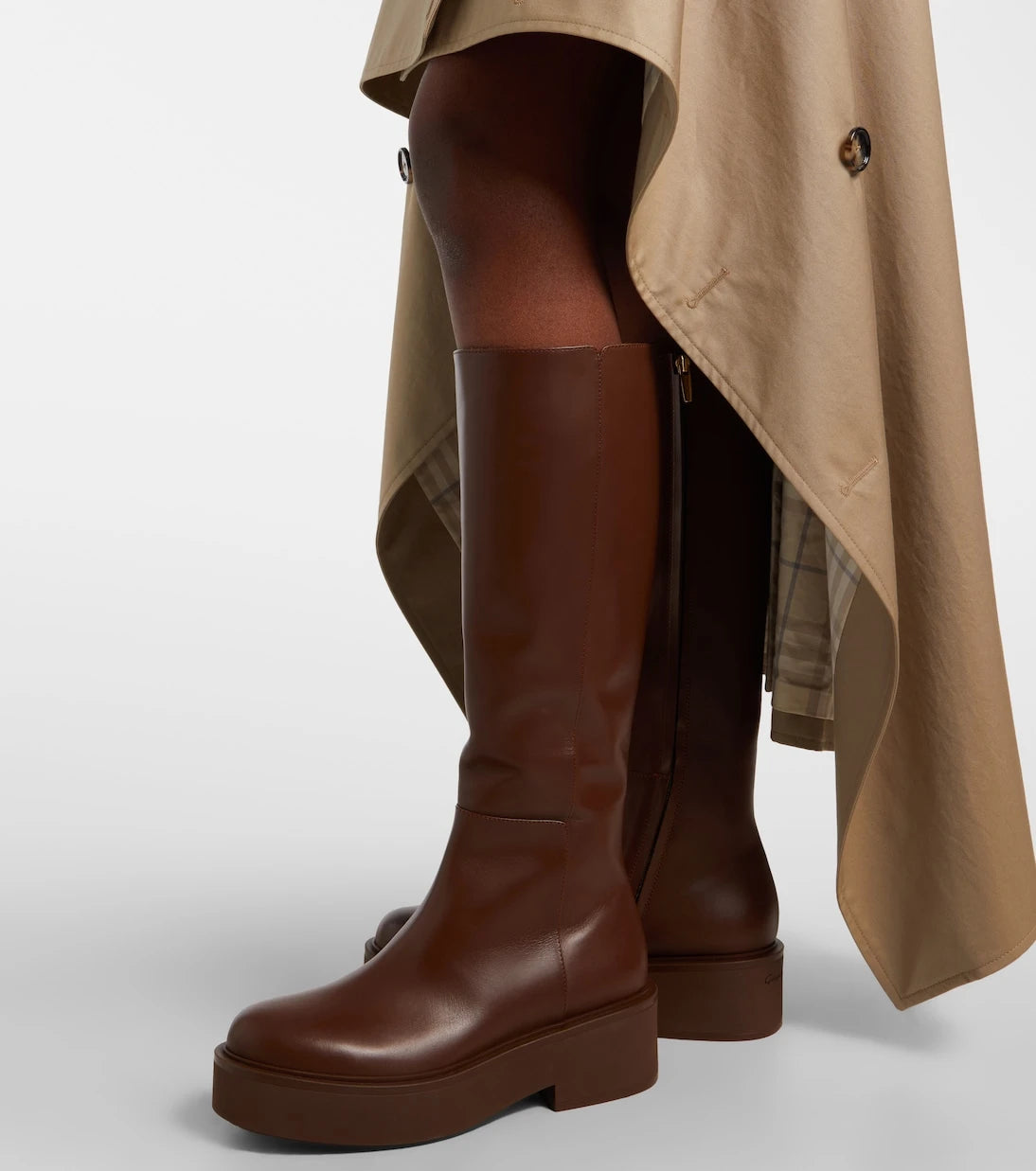 Gianvito Rossi - Hiro leather knee-high boots