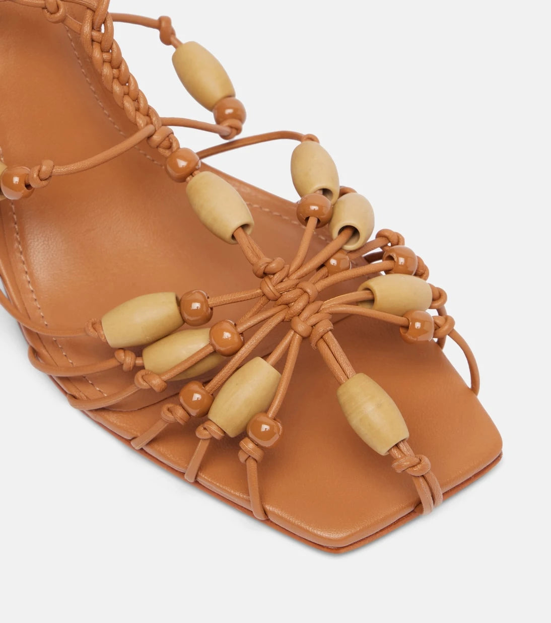 Farm Rio - Beaded leather sandals