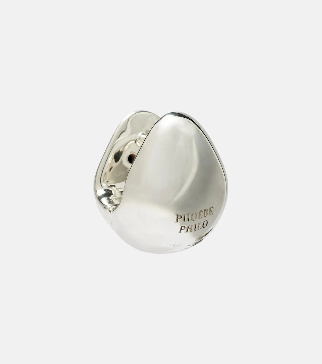 Phoebe Philo - Pebble Stud sterling silver earrings