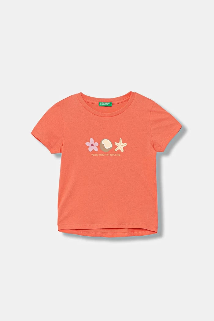 United Colors of Benetton çocuk pamuklu tişört