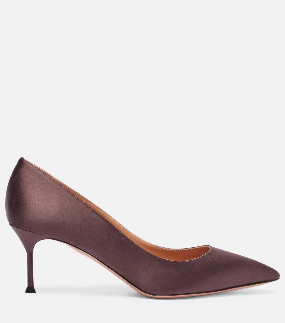 Aquazzura - Purist 65 satin pumps