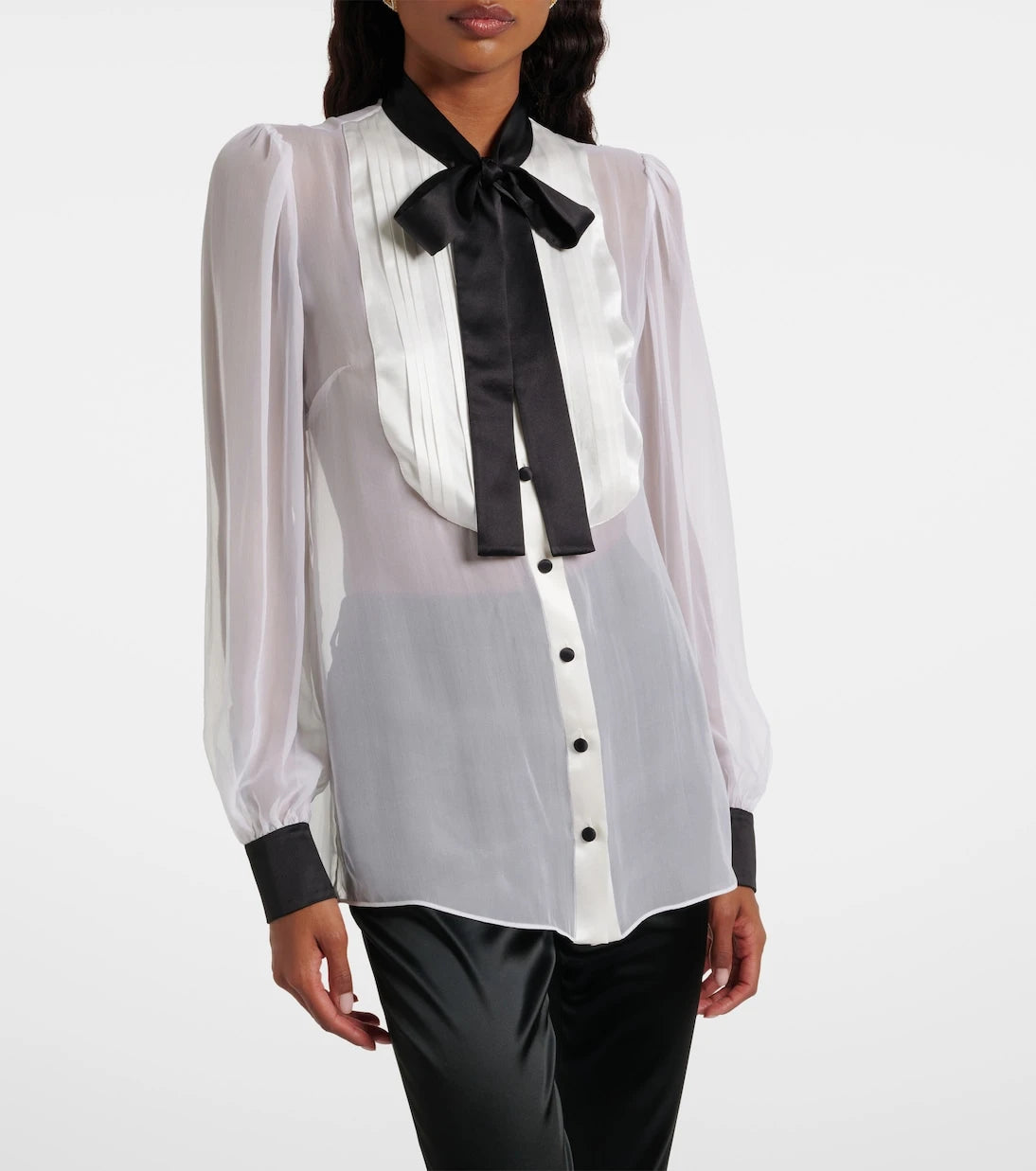 Dolce&Gabbana - Sheer silk blouse