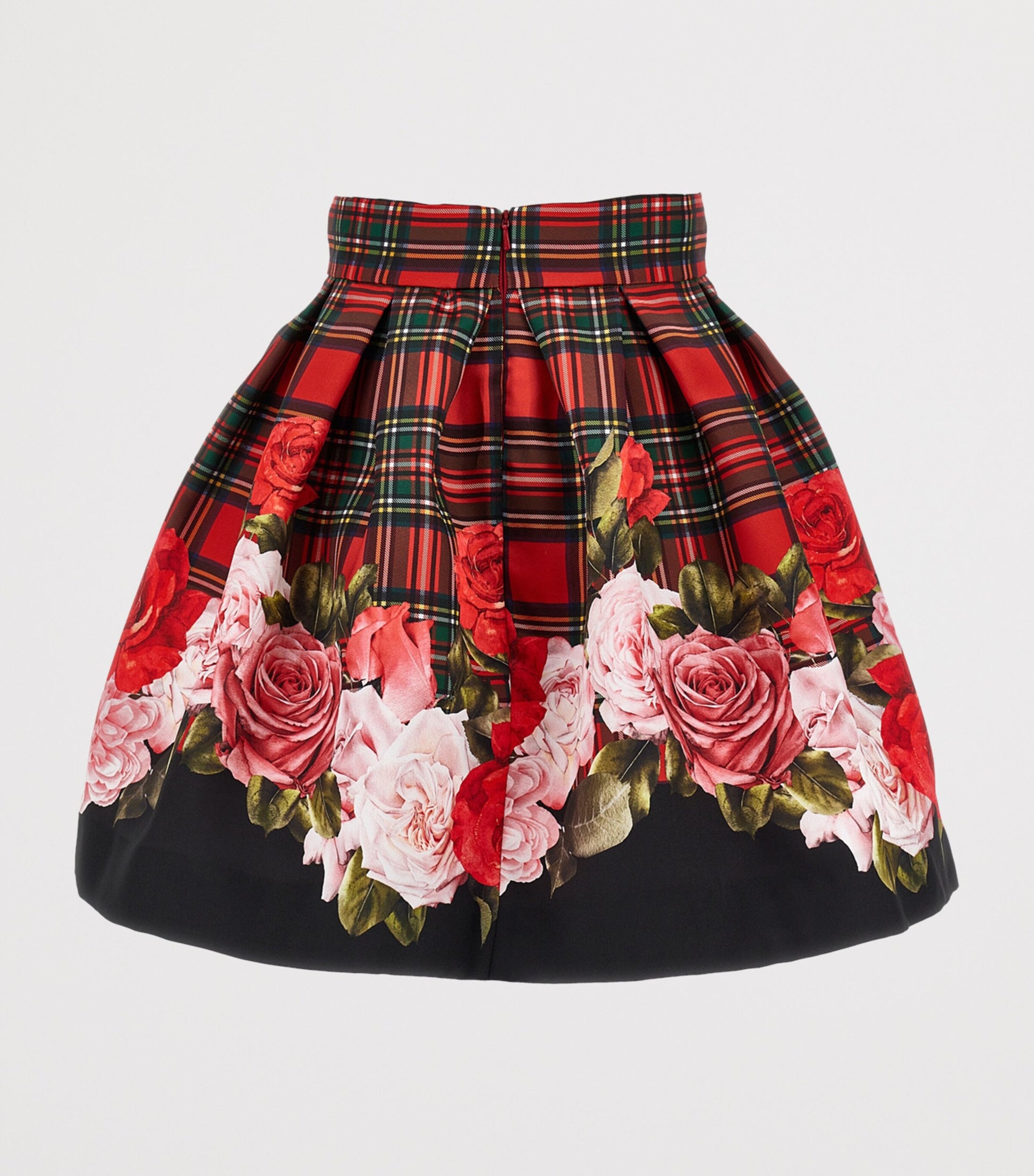Tartan and Floral Skirt (2-12 Years)
