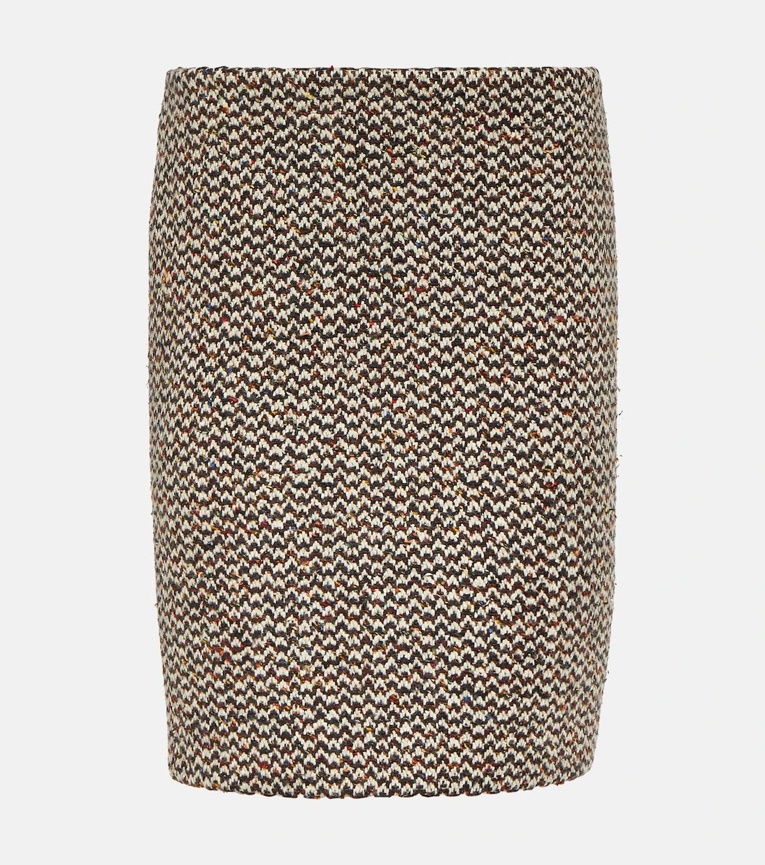 Miu Miu - Wool and silk-blend bouclé pencil skirt