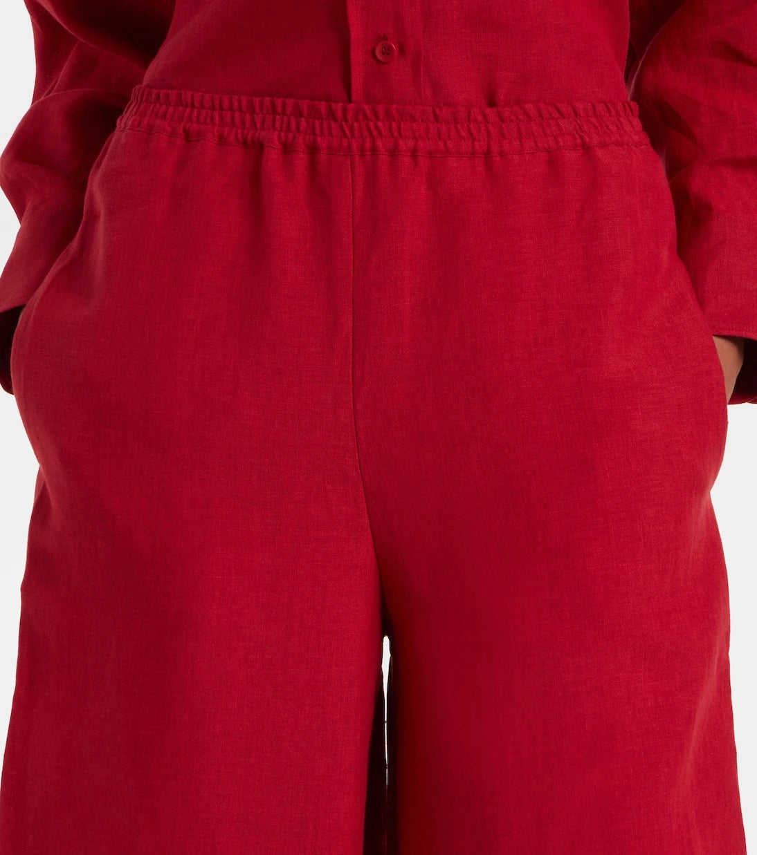 Eres - Select linen wide-leg pants