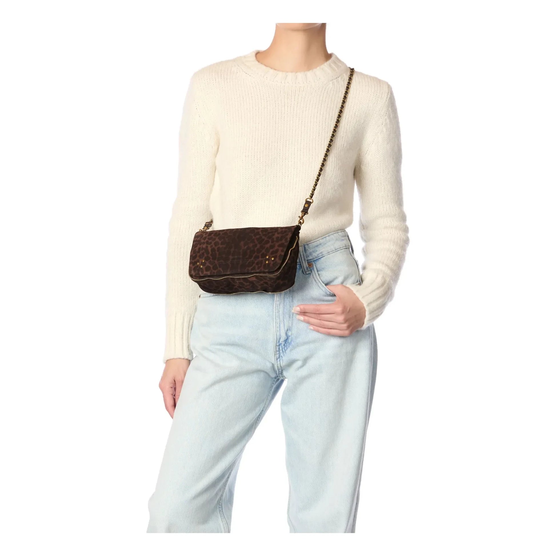 Jérôme Dreyfuss - Bobi S Leopard bag | Brown