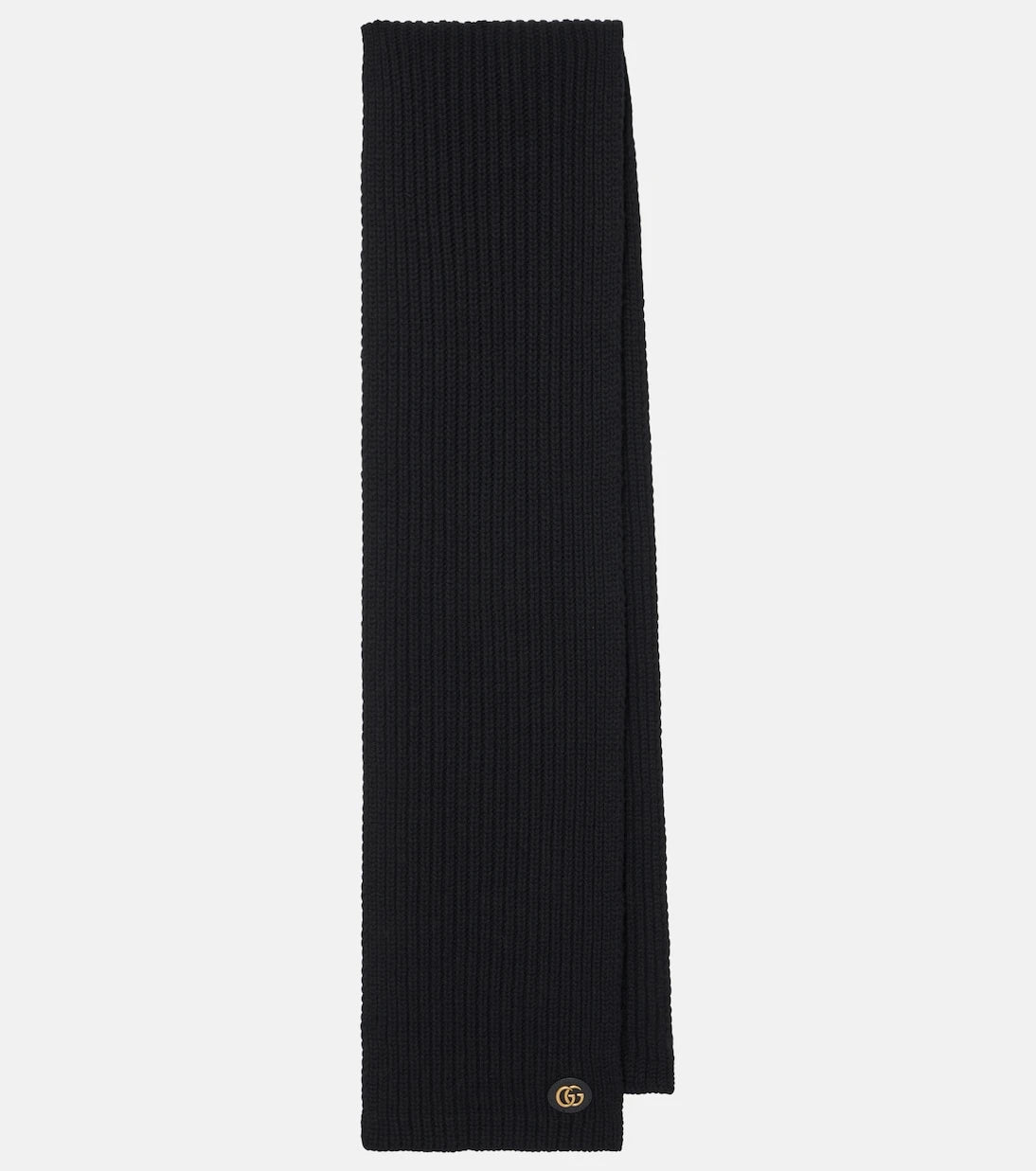 Gucci - Ribbed-knit wool and cashmere scarf