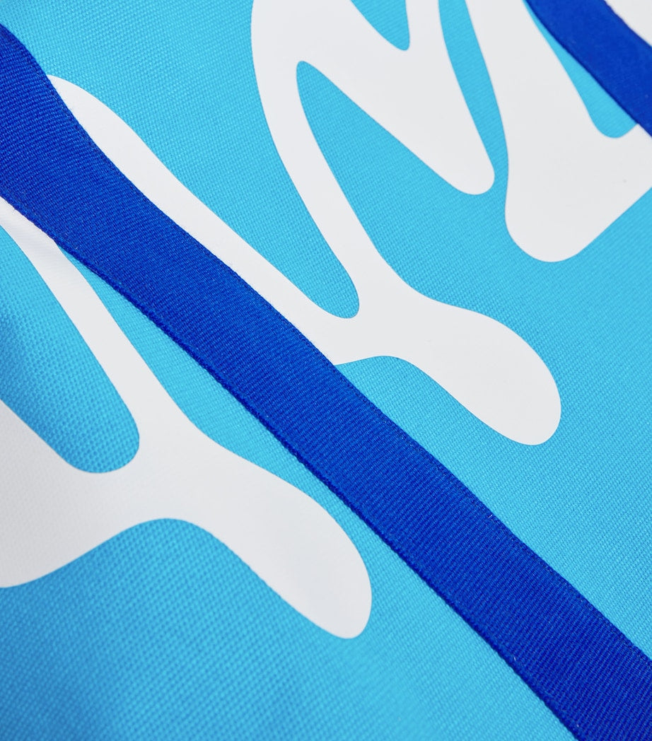 Large Cotton Logo Tote Bag BRIGHT BLUE