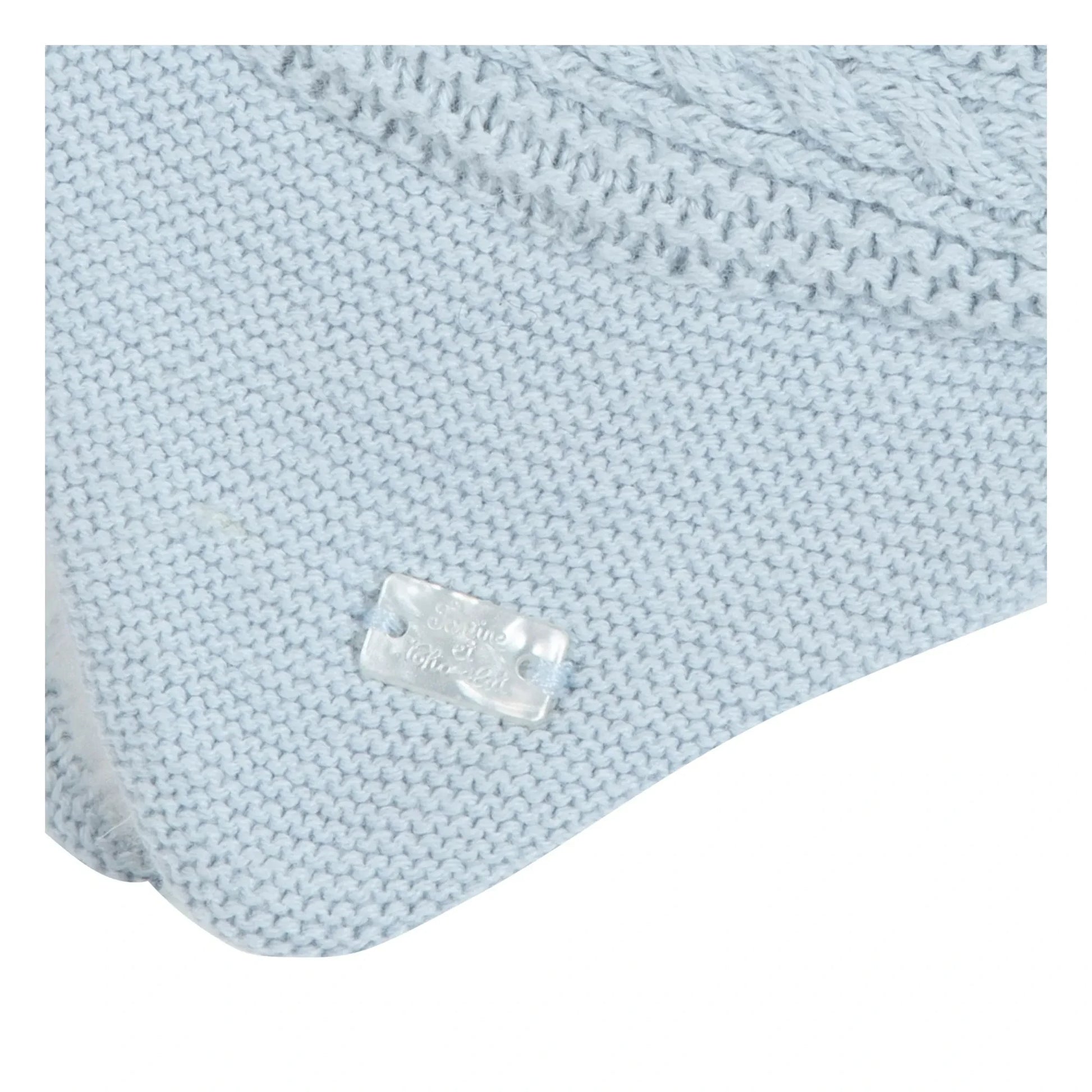 Tartine et Chocolat - Wool Twisted Beanie | Light Blue