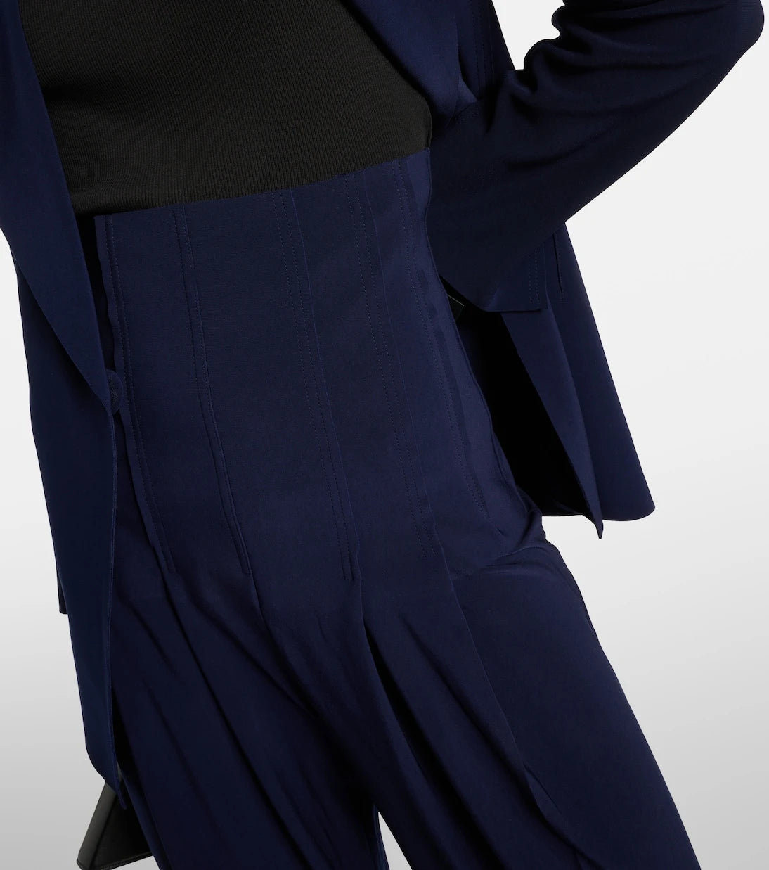 Norma Kamali - High-rise wide-leg pants