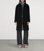 Burberry Black Gabardine Mid-Length Camden Heritage Car Coat