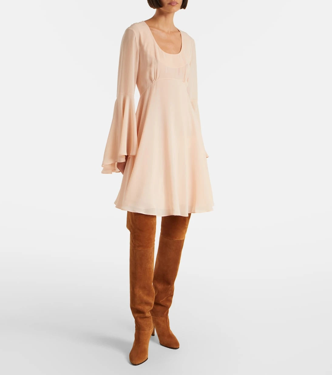 Chloé - Eve 85 suede over-the-knee boots