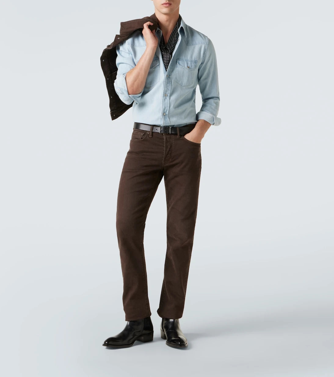 Tom Ford - Cotton chambray shirt