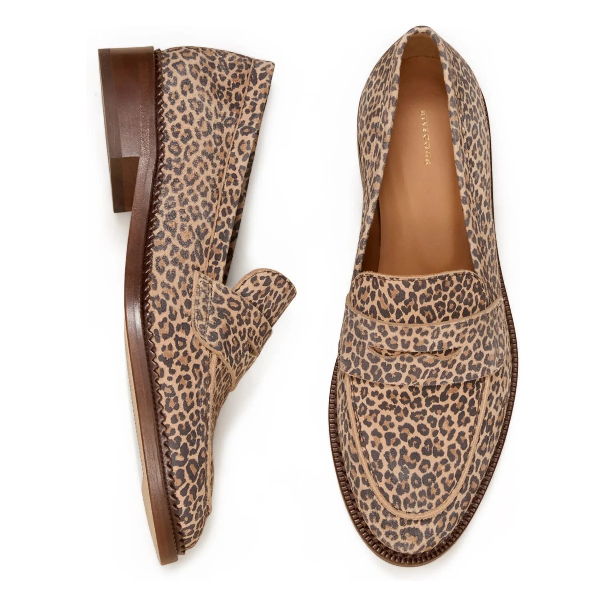 Rivecour - Moccasins n°82 Printed leather | Leopard