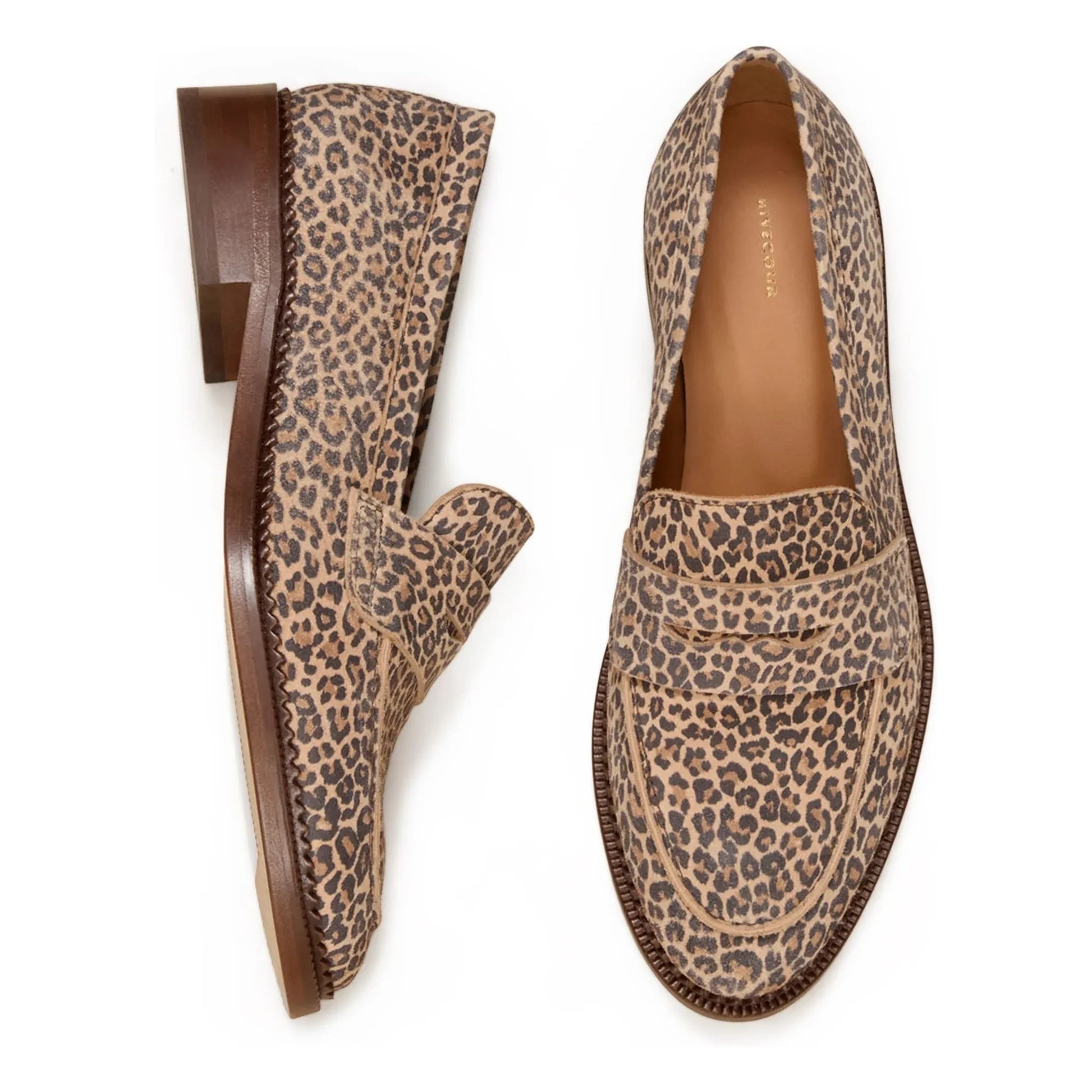 Rivecour - Moccasins n°82 Printed leather | Leopard