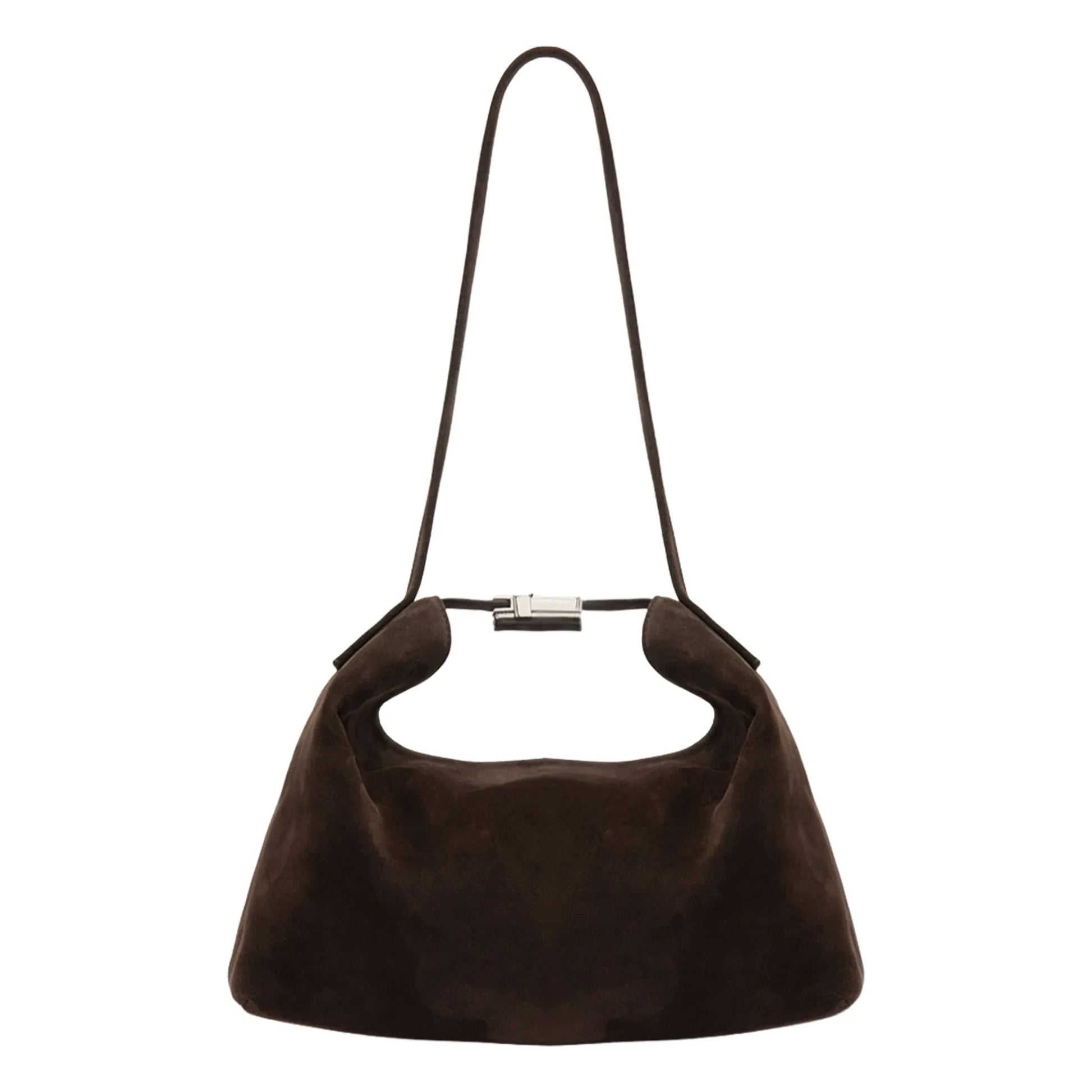 BY FAR - Bea Suède bag | Coffee