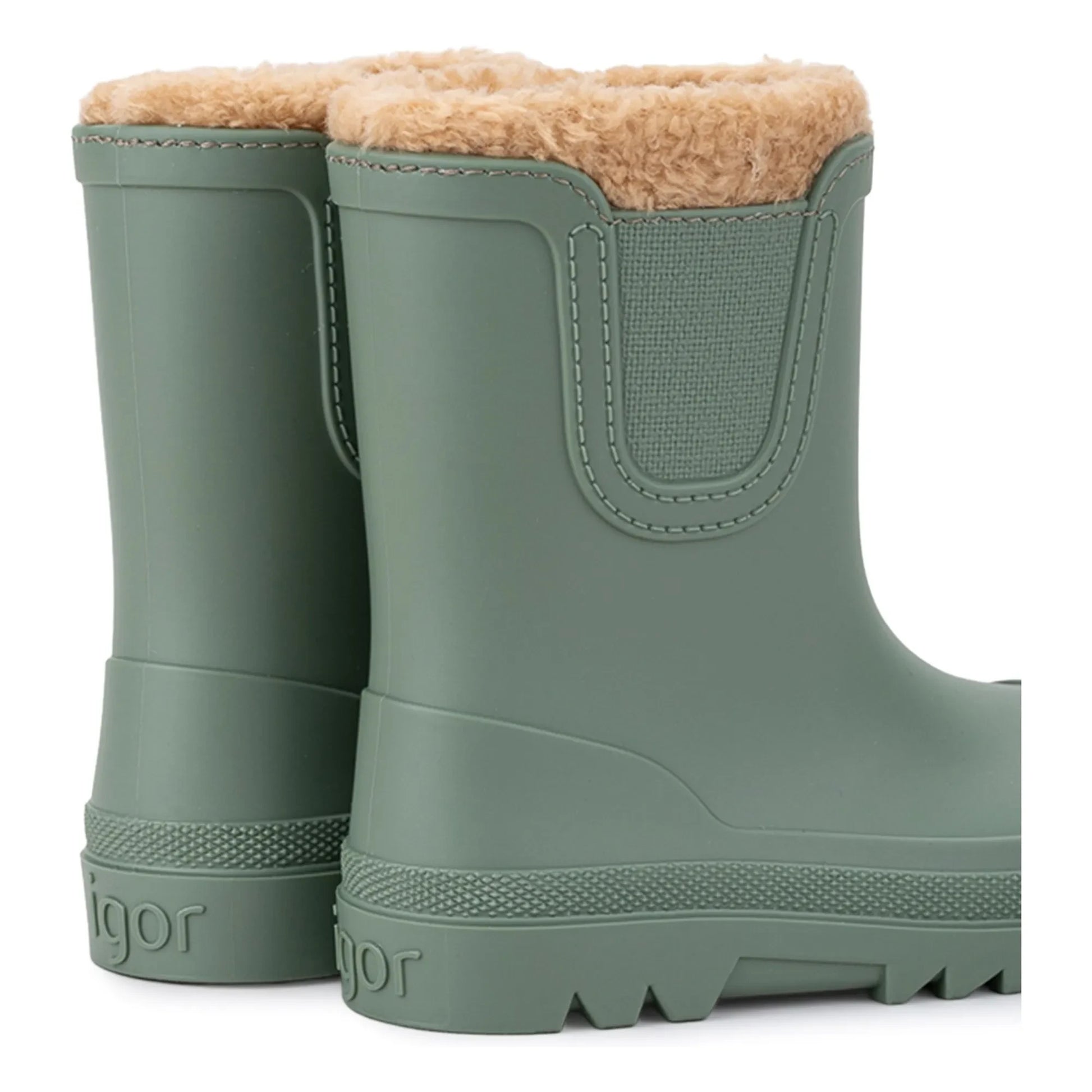 Igor - Verona Borrego Filled Rain Boots | Almond green