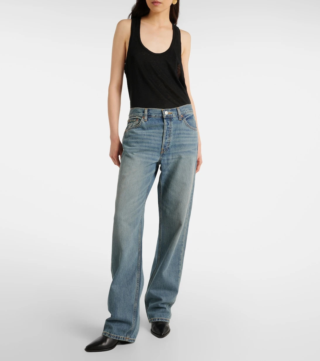 Re/Done - Low-rise wide-leg jeans