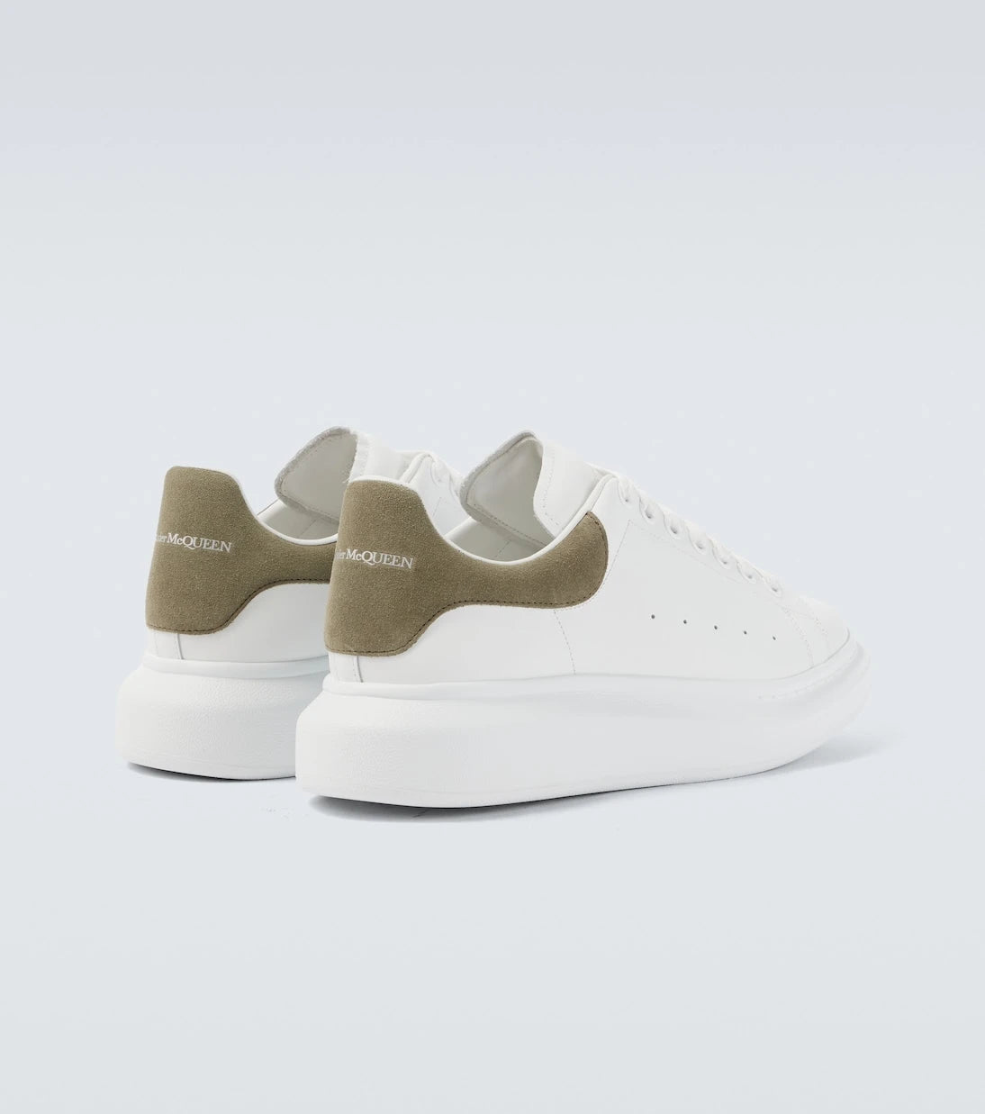 McQueen - Oversized leather sneakers