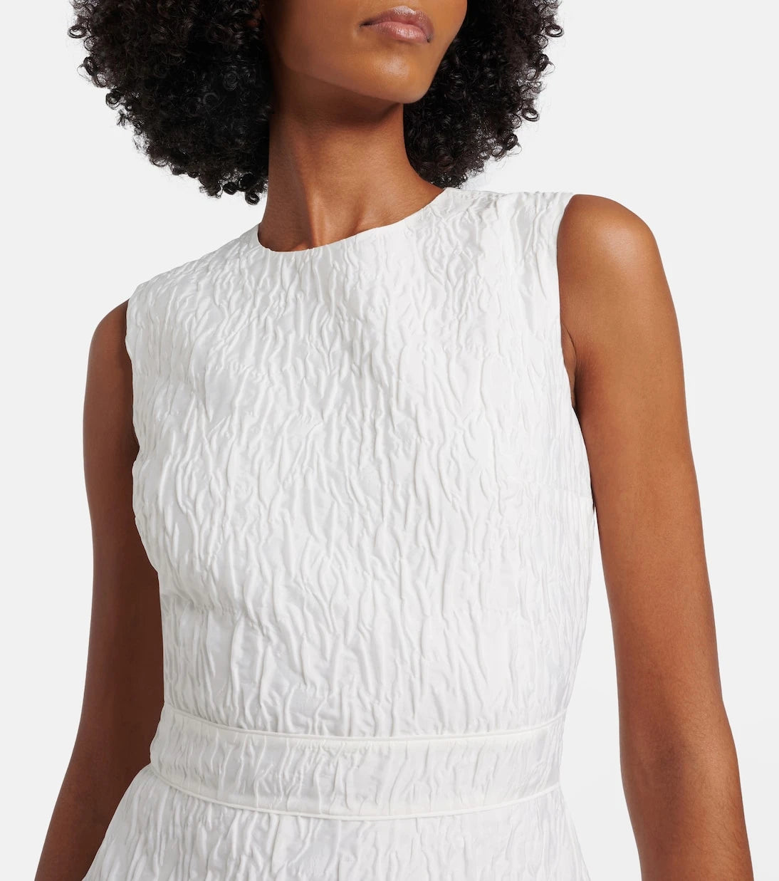 Roksanda - Bridal Aya cloqué midi dress