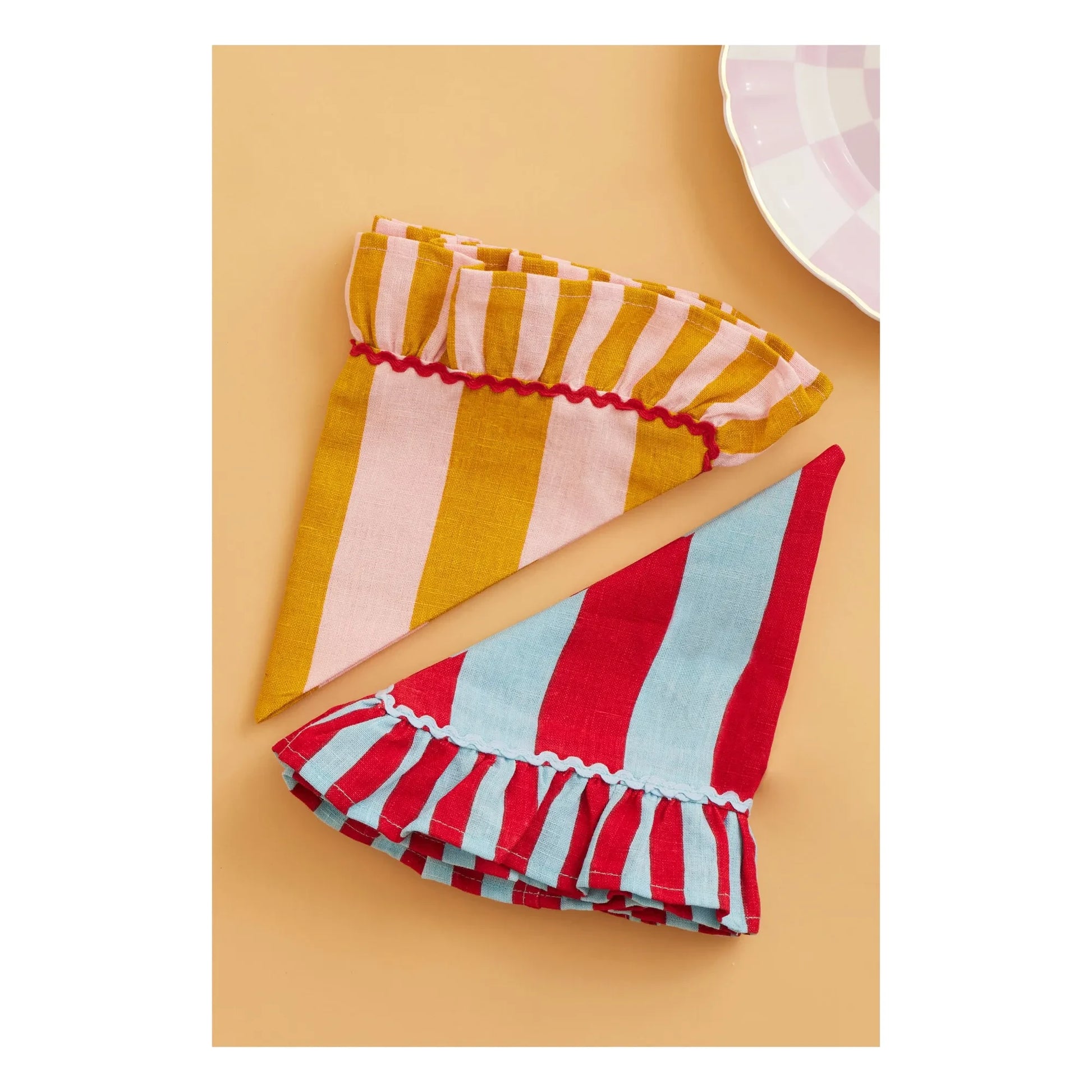 Bitossi - Striped towel | Mustard