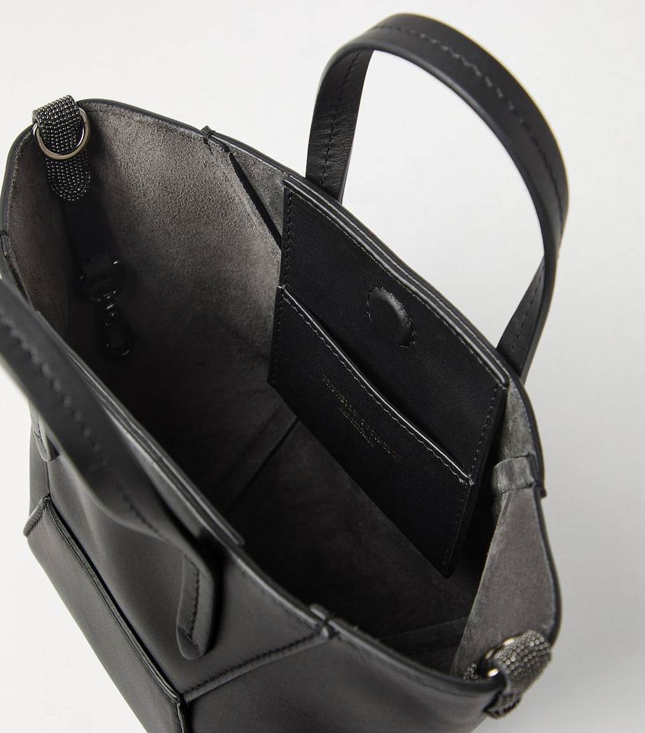 Mini Calfskin BC Duo Tote Bag