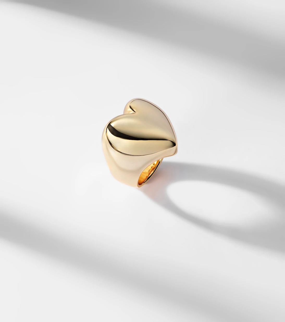 Jennifer Fisher - Puffy Heart 14kt gold-plated ring