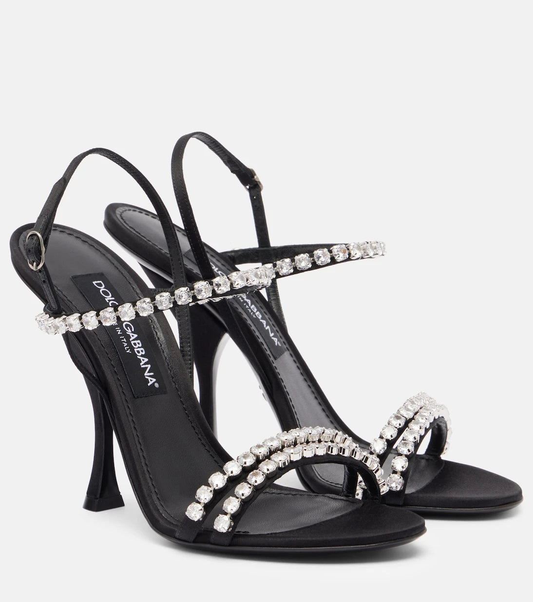Dolce&Gabbana - Crystal-embellished sandals