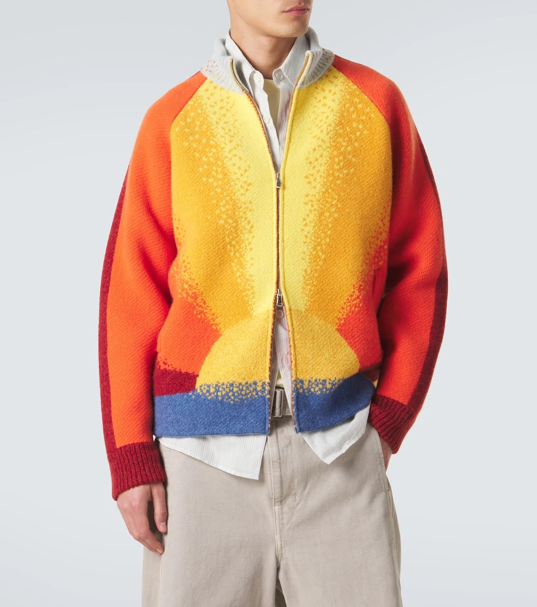 God's True Cashmere - Radiant Sun cashmere zip-up sweater